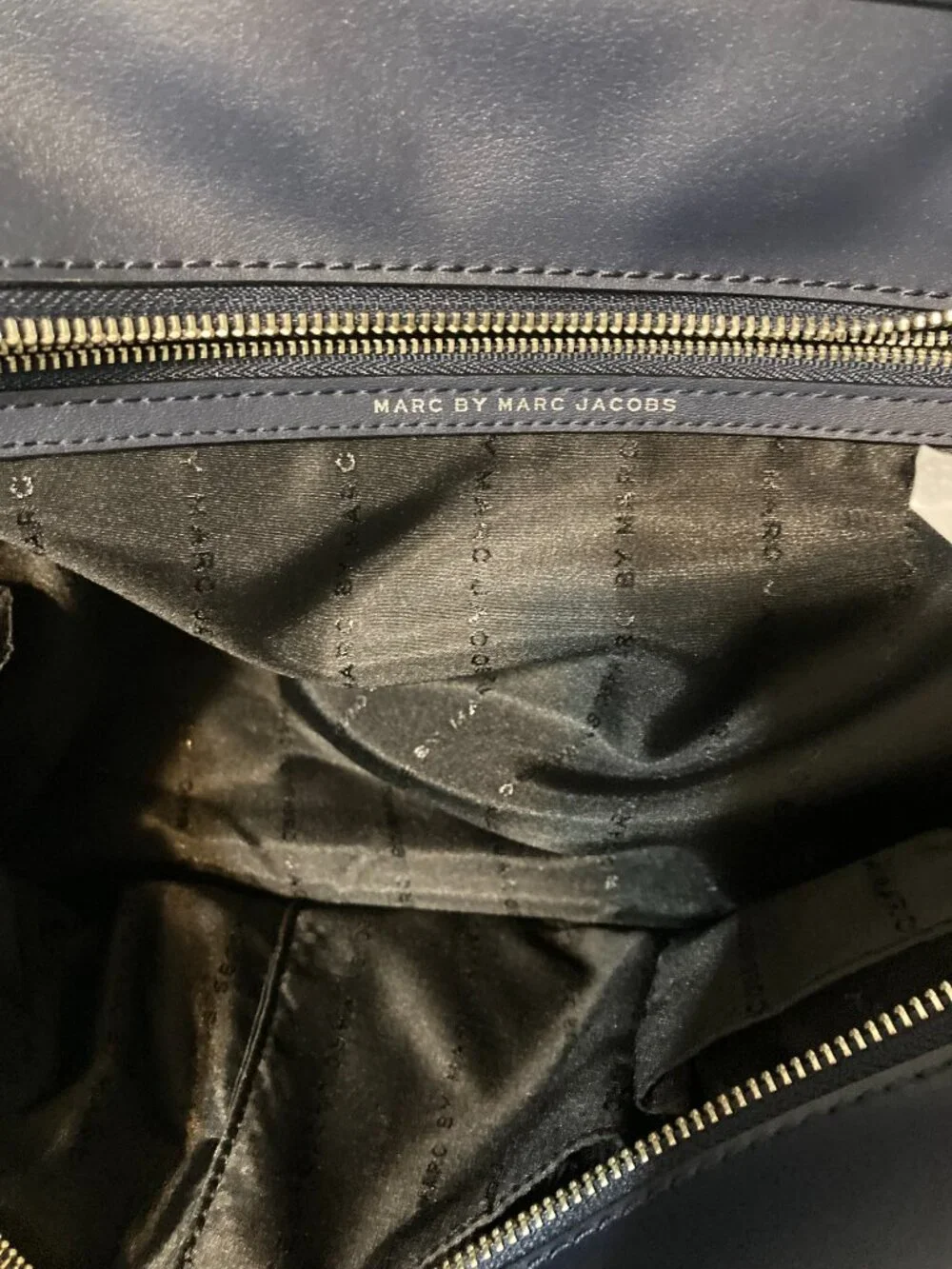 Marc by Marc Jacobs Blue Multi Diaper Bag / Tote
